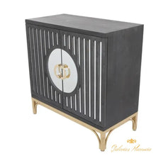 Cargar imagen en el visor de la galería, Gabinete contemporáneo de madera negra