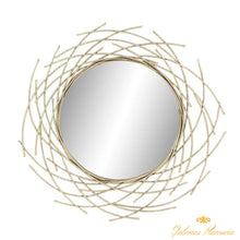 Cargar imagen en el visor de la galería, Espejo moderno de acento de arcos superpuestos.