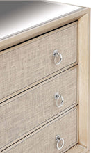 Cargar imagen en el visor de la galería, Gabinete de madera y metal con top de espejo.