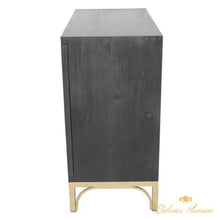 Cargar imagen en el visor de la galería, Gabinete contemporáneo de madera negra