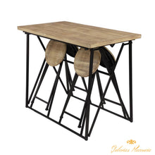 Cargar imagen en el visor de la galería, Juego de mesa y sillas plegables