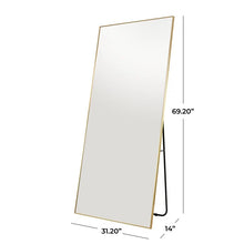Cargar imagen en el visor de la galería, Espejo de piso de metal moderno