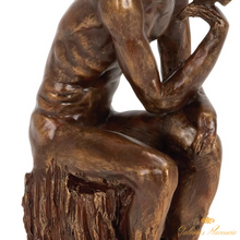 Cargar imagen en el visor de la galería, Escultura El Pensador de Rodin (Réplica)