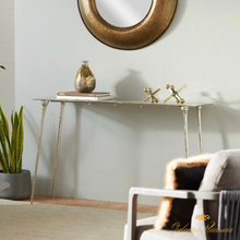 Cargar imagen en el visor de la galería, Mesa de consola aluminio decoración Glam