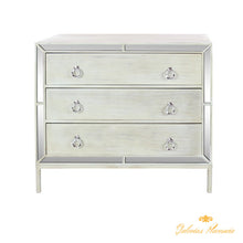 Cargar imagen en el visor de la galería, Gabinete de madera de 3 cajones (bufetera, consola)