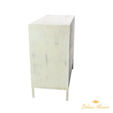 Cargar imagen en el visor de la galería, Gabinete de madera de 3 cajones (bufetera, consola)