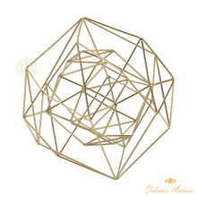 Cargar imagen en el visor de la galería, Escultura de decoración geométrica moderna, orbe de metal