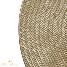 Cargar imagen en el visor de la galería, Espejo de pared contemporáneo elaborado en metal dorado