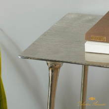 Cargar imagen en el visor de la galería, Mesa de consola aluminio decoración Glam