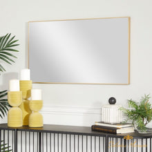 Cargar imagen en el visor de la galería, Espejo de pared de cuerpo entero con marco dorado