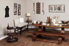 Cargar imagen en el visor de la galería, Decoración de pared con cuchara y tenedor de madera y metal (set 2 piezas)