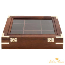 Cargar imagen en el visor de la galería, Caja de madera exótica elaborada a mano.