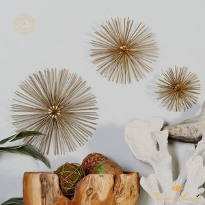 Juego de decoración de pared de estrella de 3 piezas