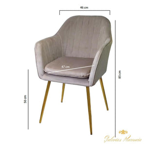 Sillón moderno de terciopelo para sala de estar, comedor, para el hogar, oficina, club, salón de invitados, dormitorio tapizado con patas de metal dorado