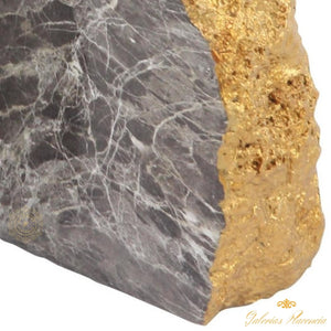 Sujetalibros de piedra gris glam Cosmoliving by Cosmopolitan