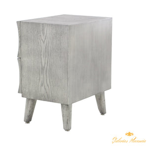 Consola de madera y mesas auxiliares, set de 3 piezas