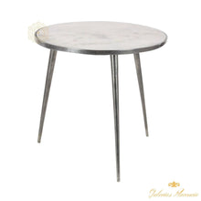 Cargar imagen en el visor de la galería, Mesa decorativa contemporánea de mármol gris - Olivia &amp; May