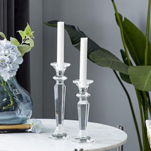 Cargar imagen en el visor de la galería, Candelabros Glam de cristal