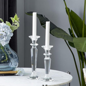 Candelabros Glam de cristal