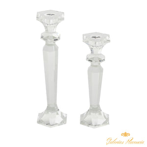Candelabros Glam de cristal