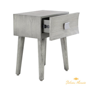 Consola de madera y mesas auxiliares, set de 3 piezas