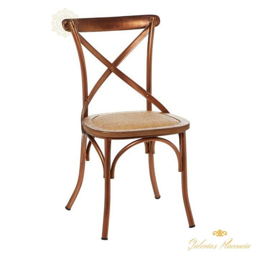 Silla de comedor estilo Farmhouse color cobre