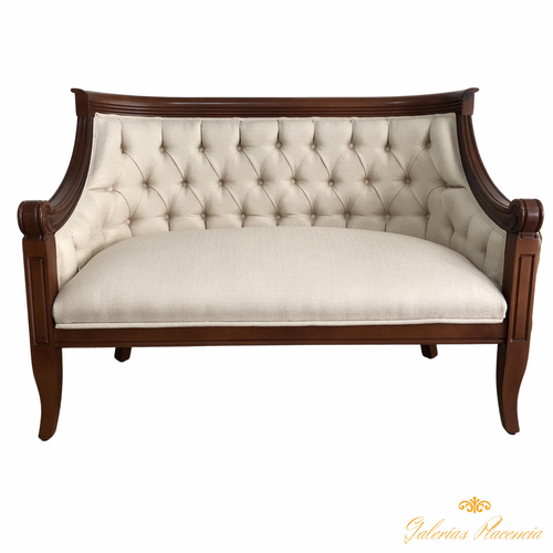 Sofá clásico fina madera