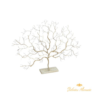 Adorno para mesa recibidor, escultura de metal.